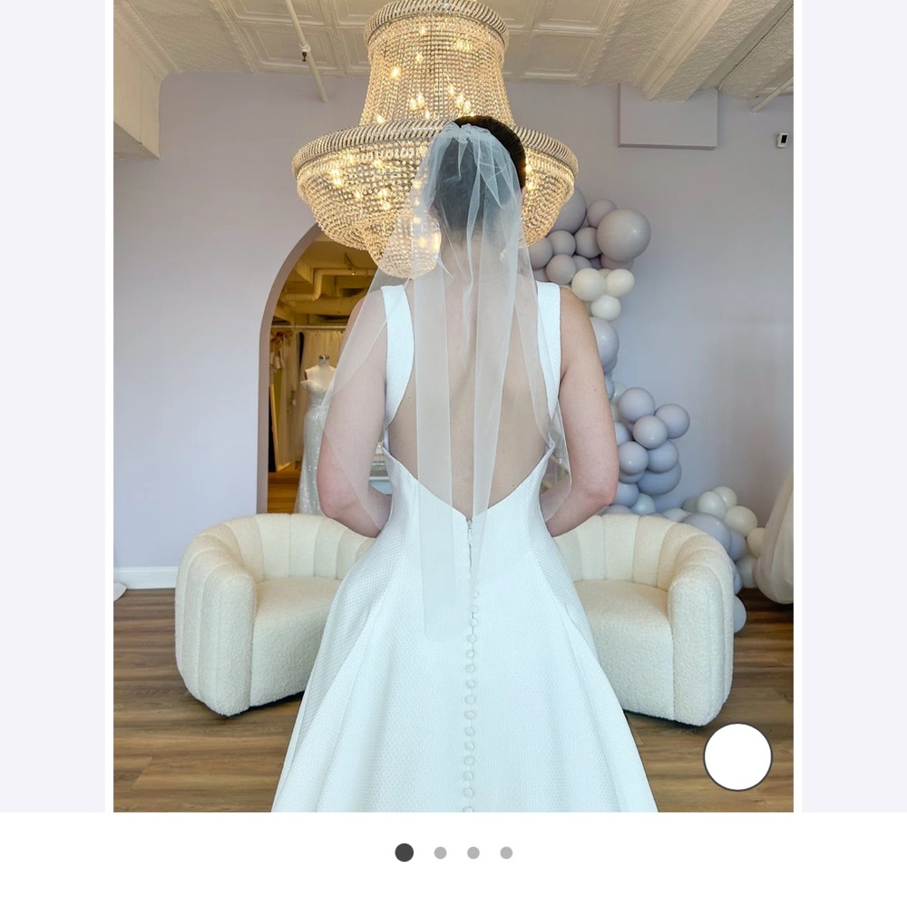 Elegant Ivory Veil - Length 30”